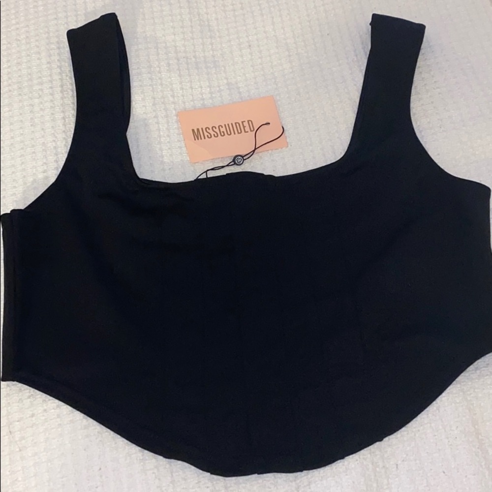 Black corset top